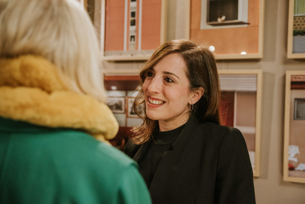 Vista exposición, Miradas, Murcia Inspira, Bar la Bohéme, Murcia, España, Enero 2020